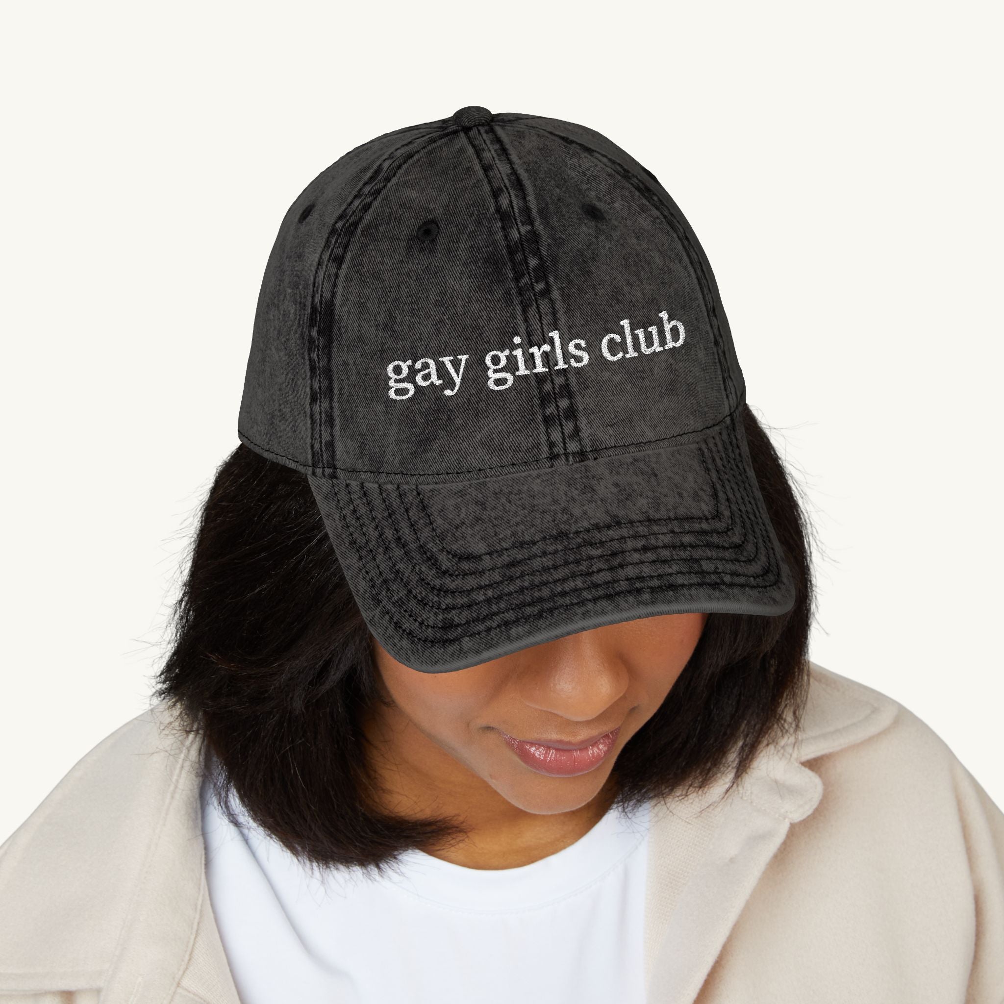 Gay Girls Club Embroidered Hat