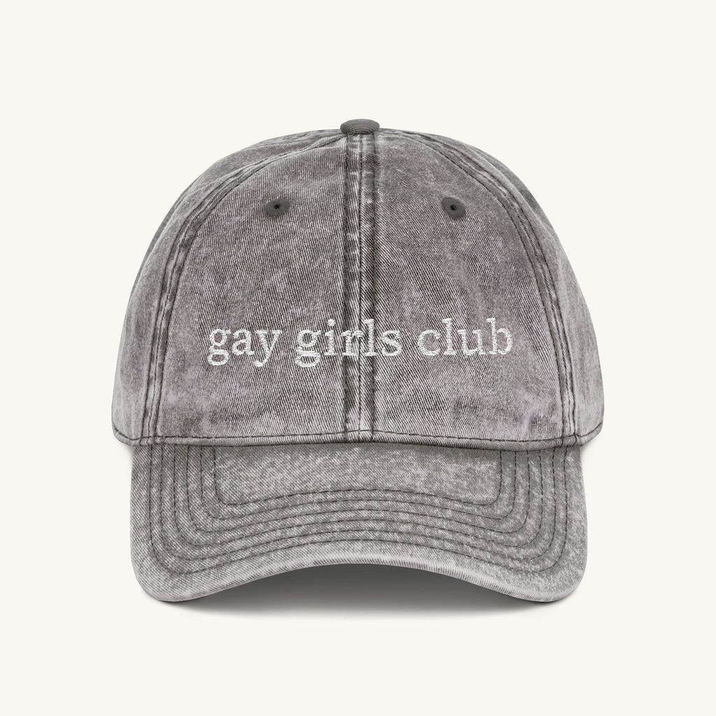 Gay Girls Club Embroidered Hat