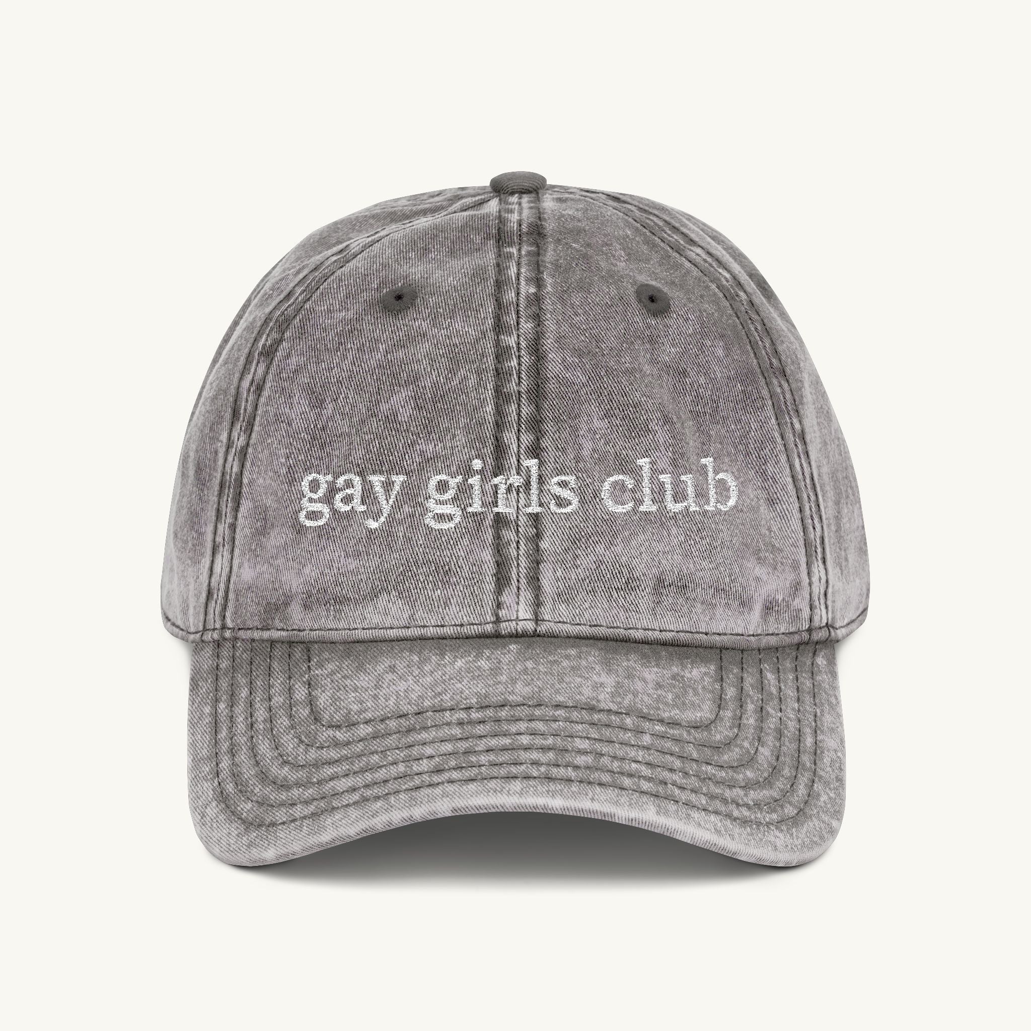 Gay Girls Club Embroidered Hat