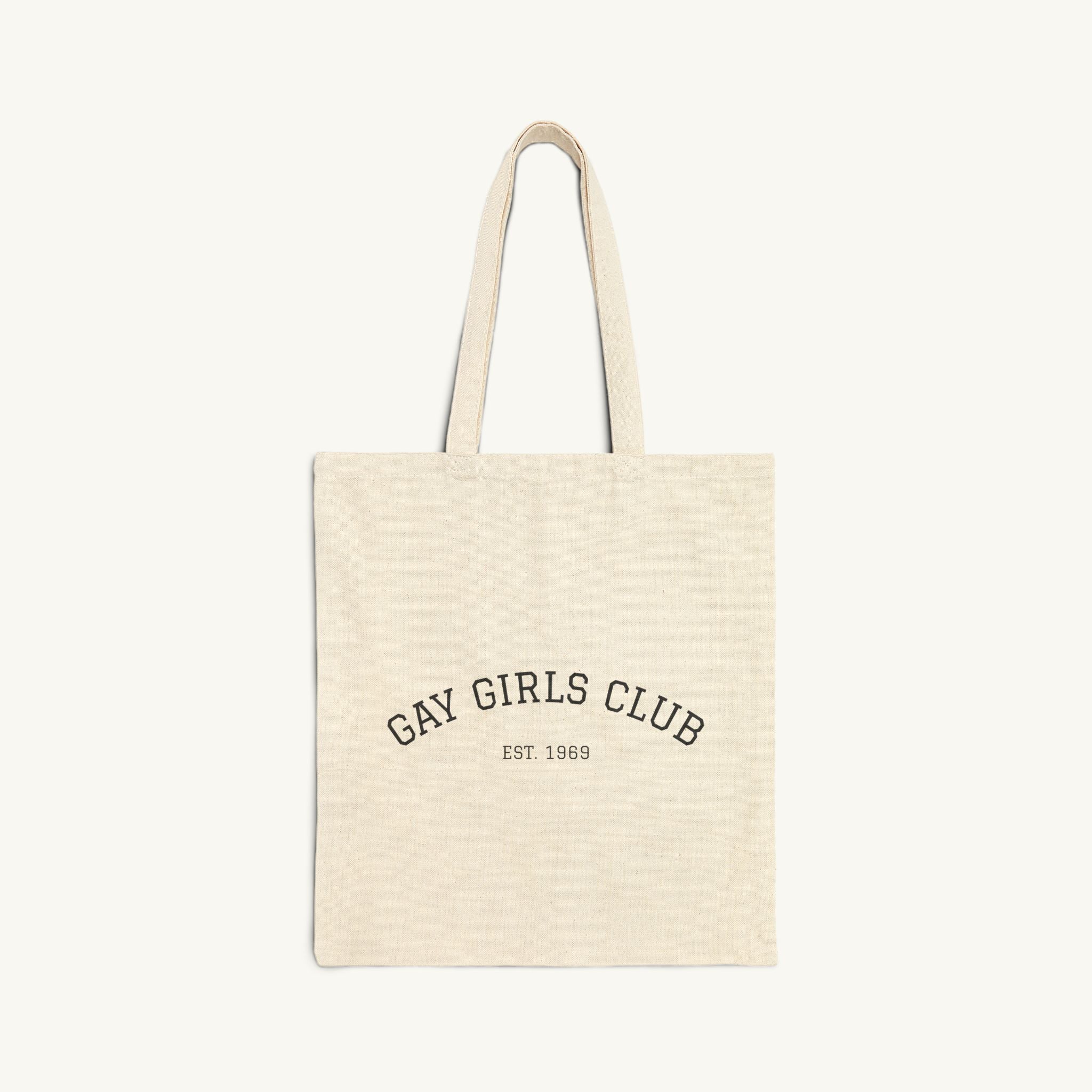 Gay Girls Club Woven Cotton Tote
