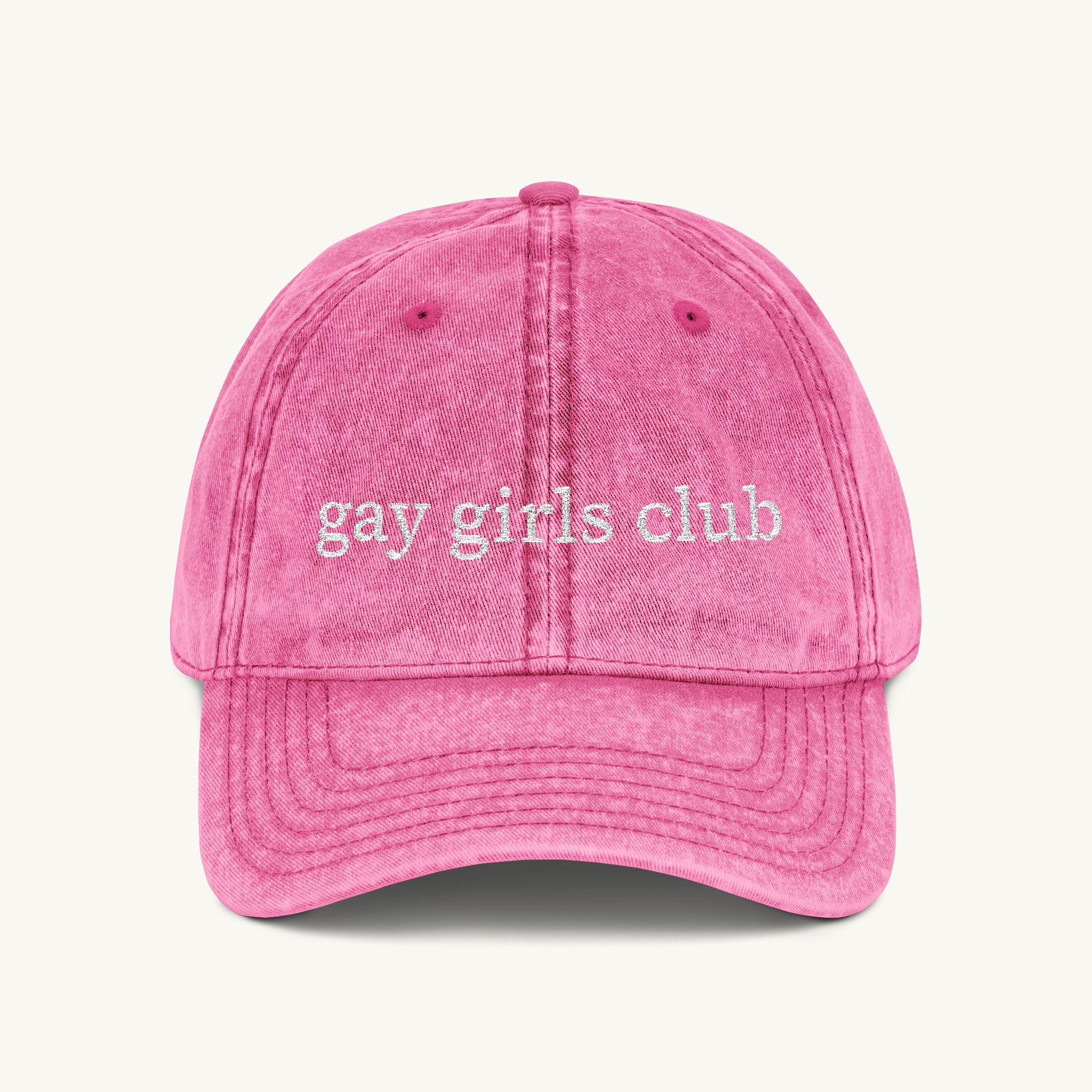 Gay Girls Club Embroidered Hat