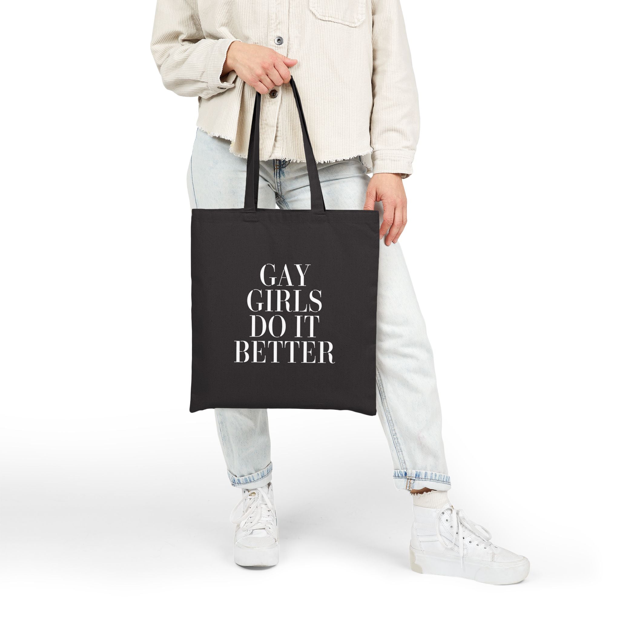 Gay Girls Do It Better Woven Cotton Tote