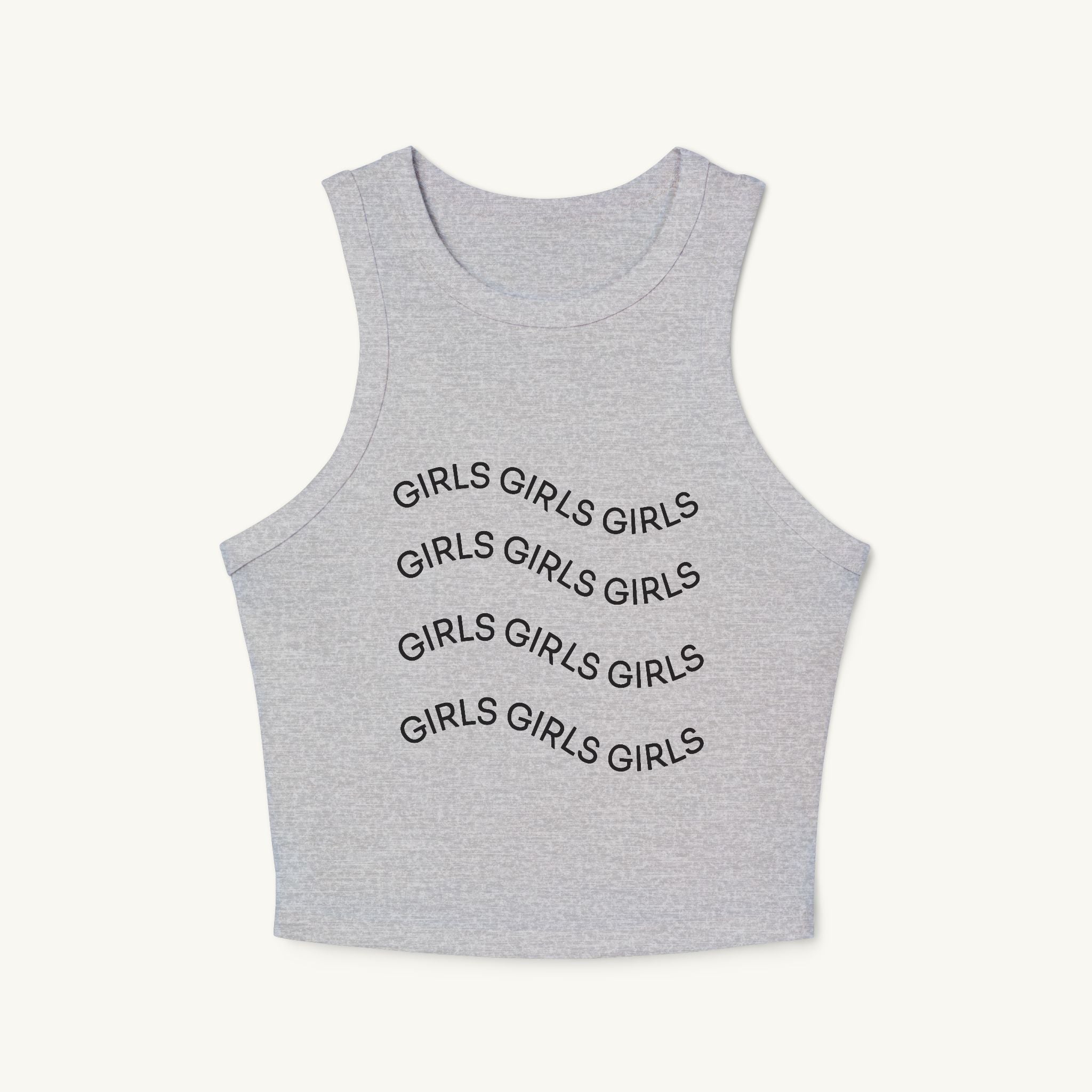 Girls Girls Girls Ribbed Racerback Tank