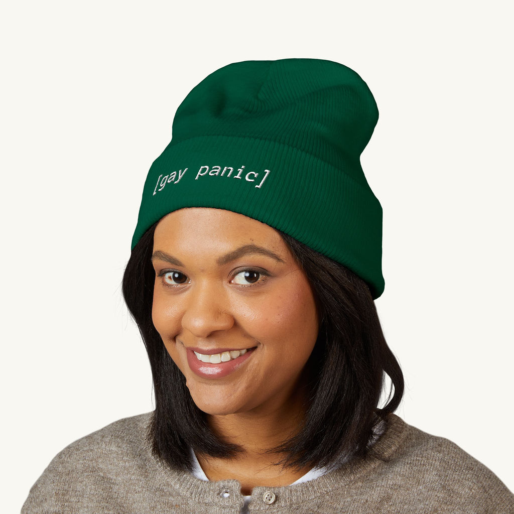 [Gay Panic] Embroidered Beanie