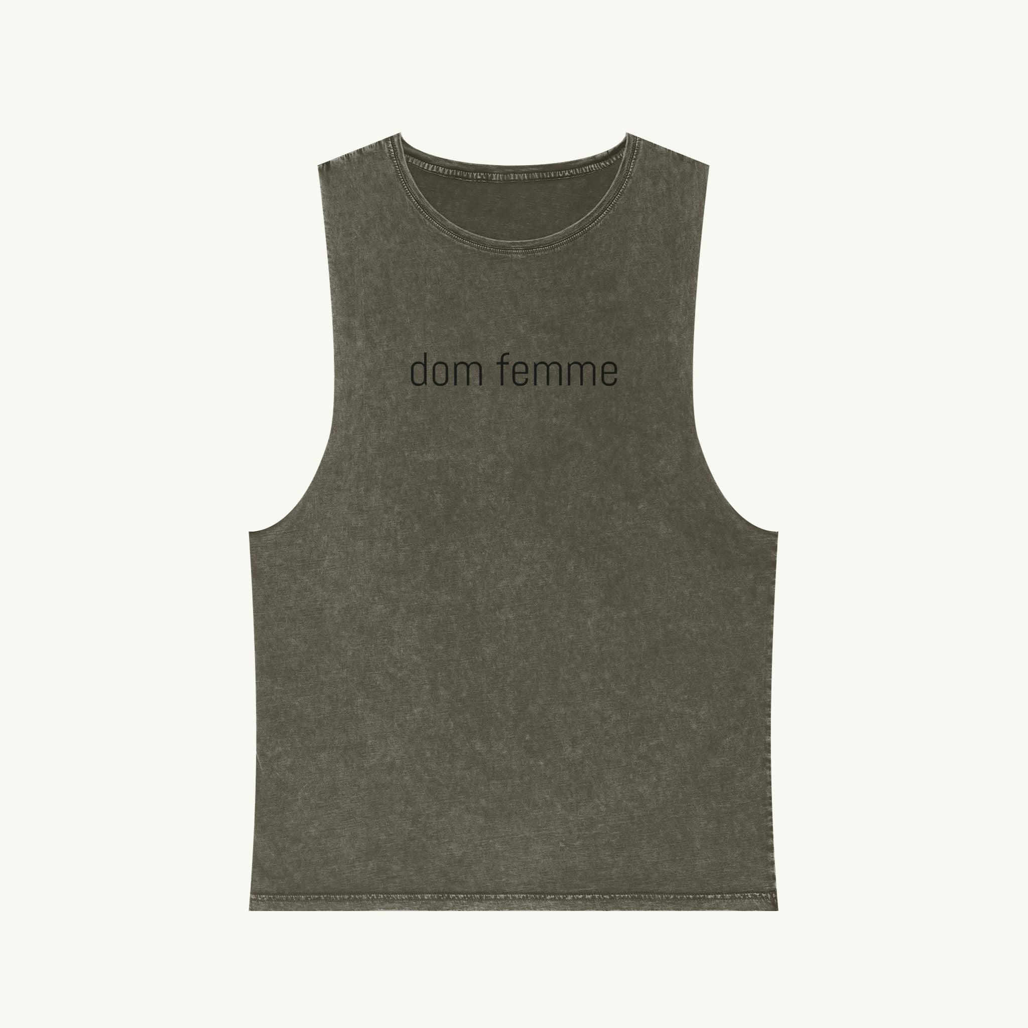 Dom Femme Stonewash Tank