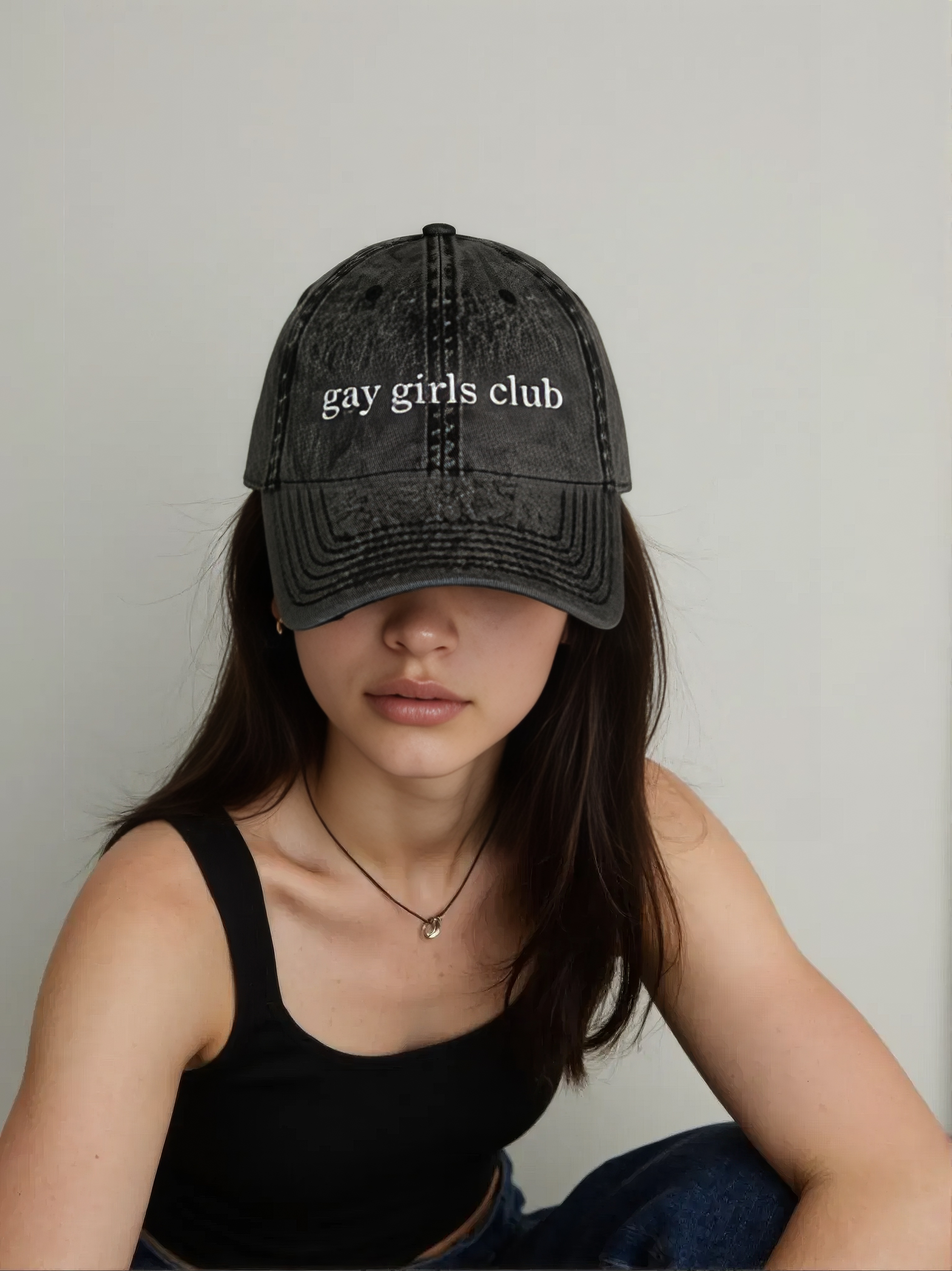 Gay Girls Club Embroidered Hat