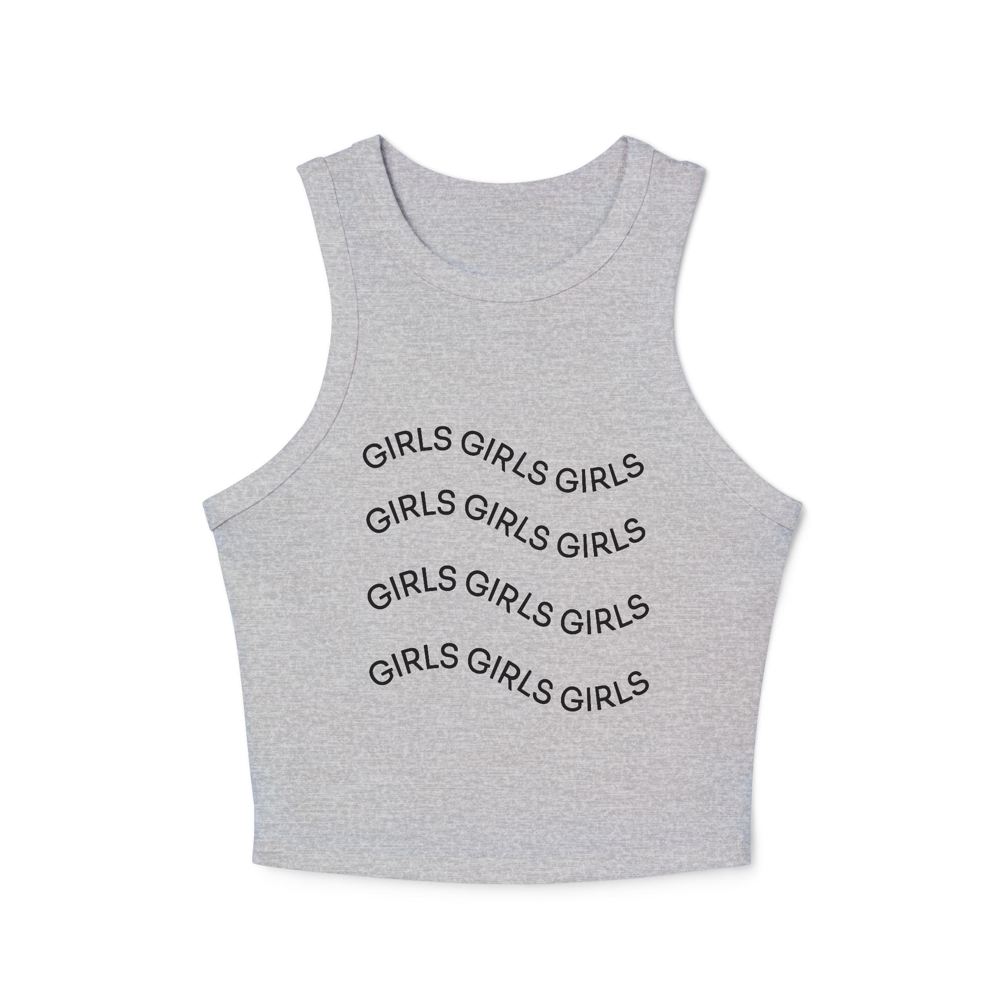 Girls Girls Girls Ribbed Racerback Tank