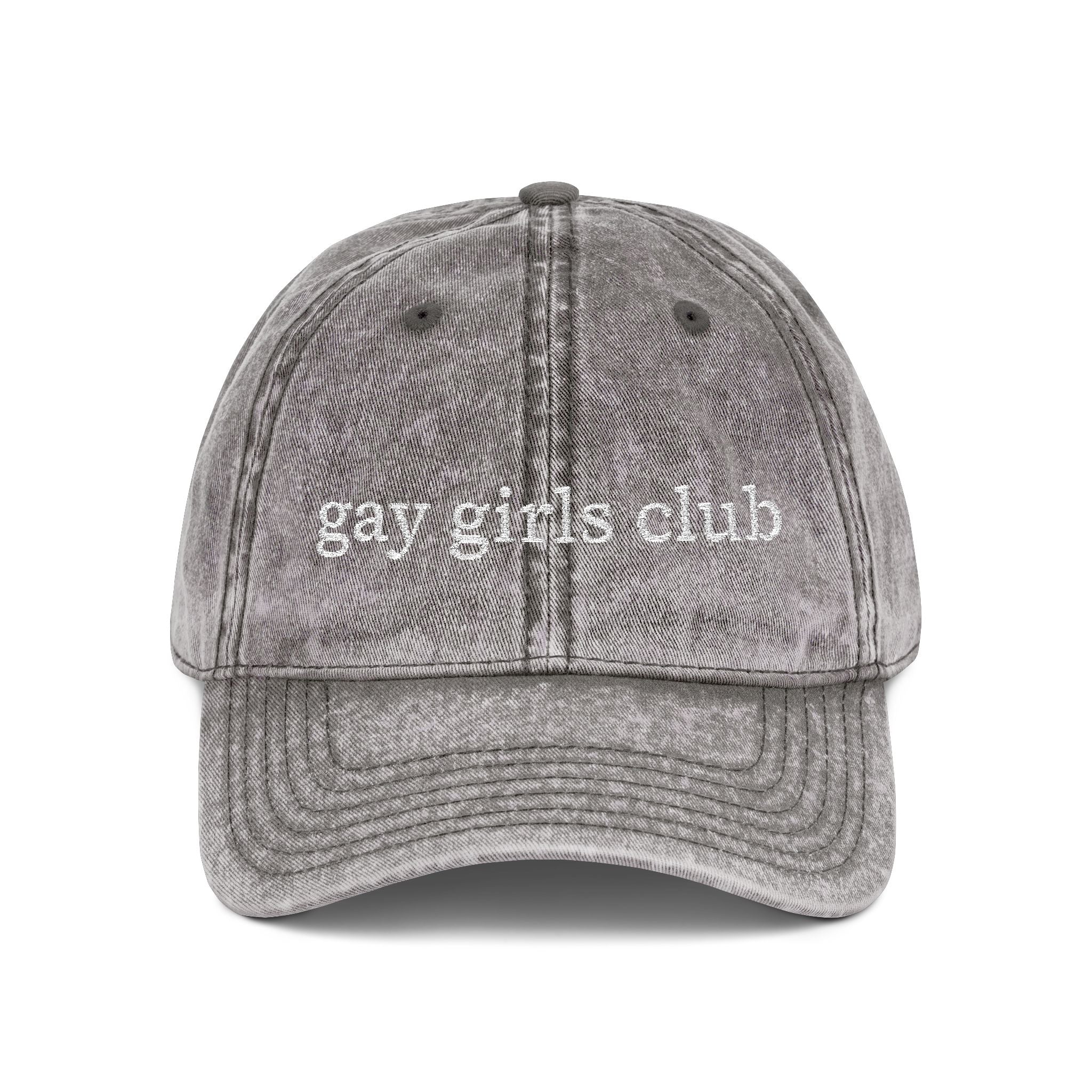 Gay Girls Club Embroidered Hat