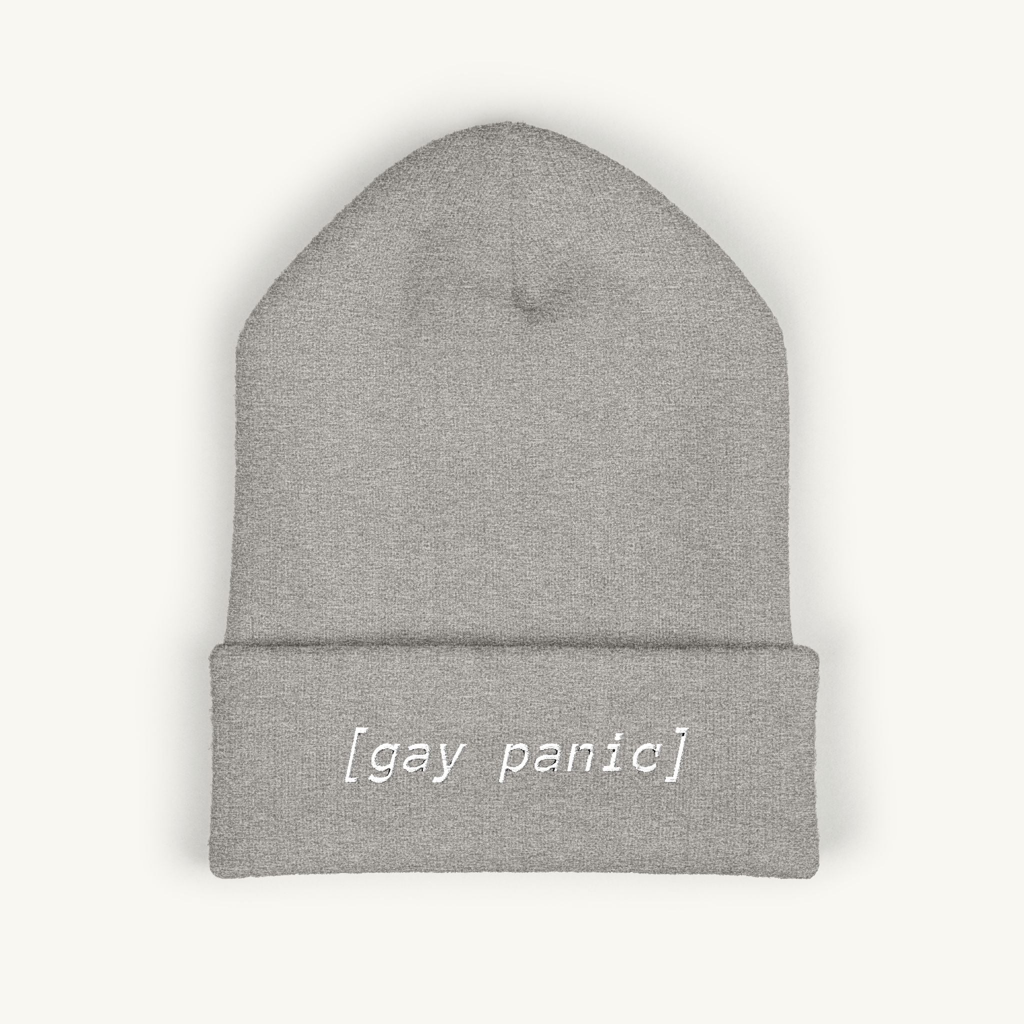 [Gay Panic] Embroidered Beanie