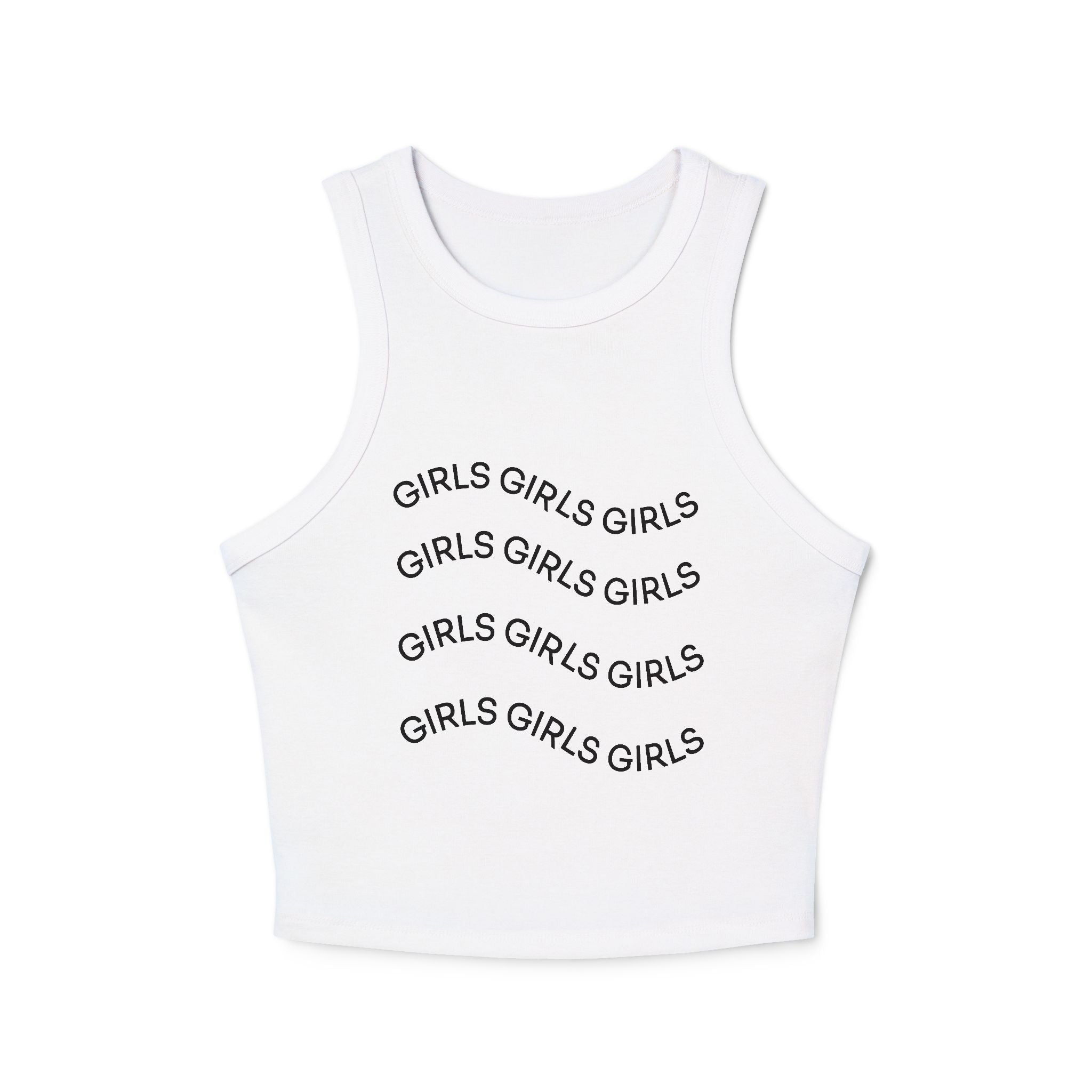 Girls Girls Girls Ribbed Racerback Tank