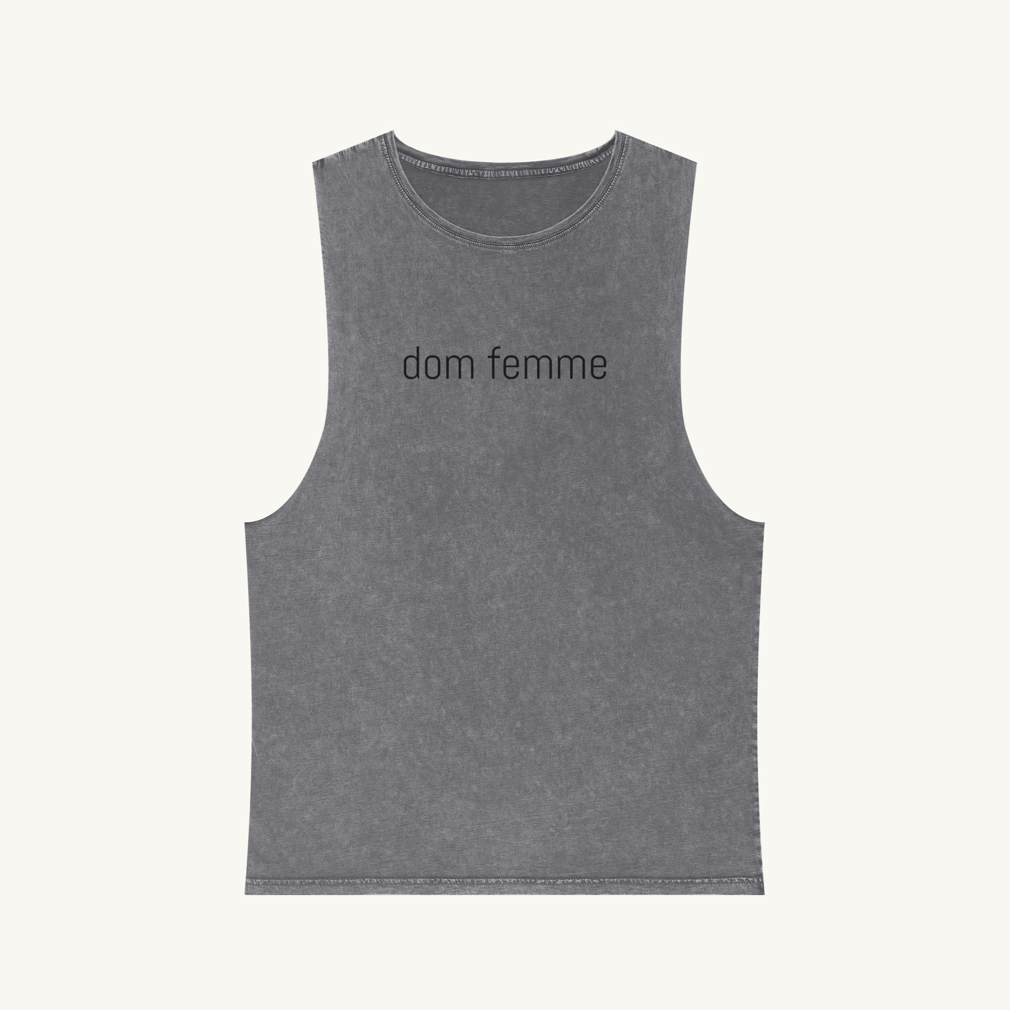 Dom Femme Stonewash Tank