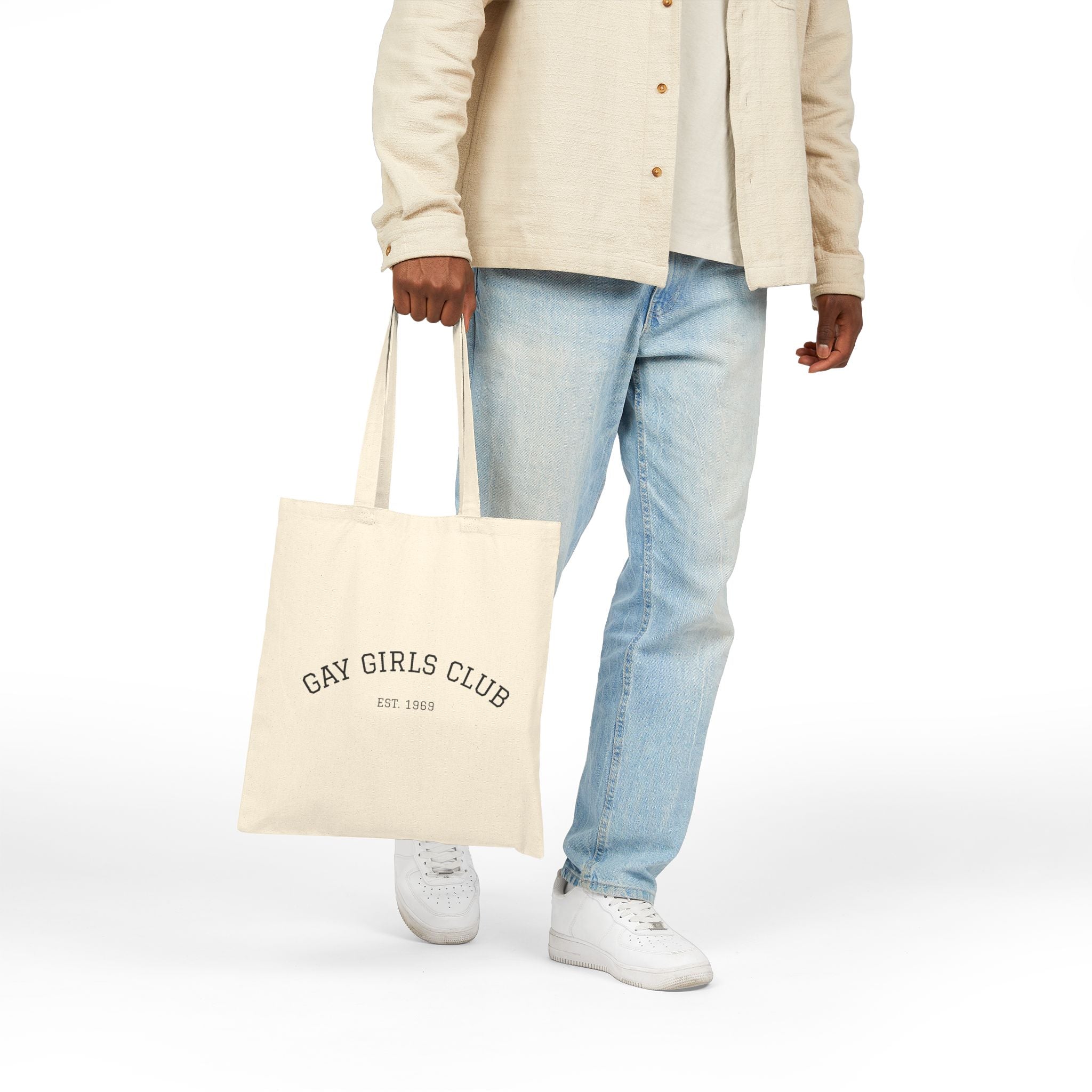 Gay Girls Club Woven Cotton Tote