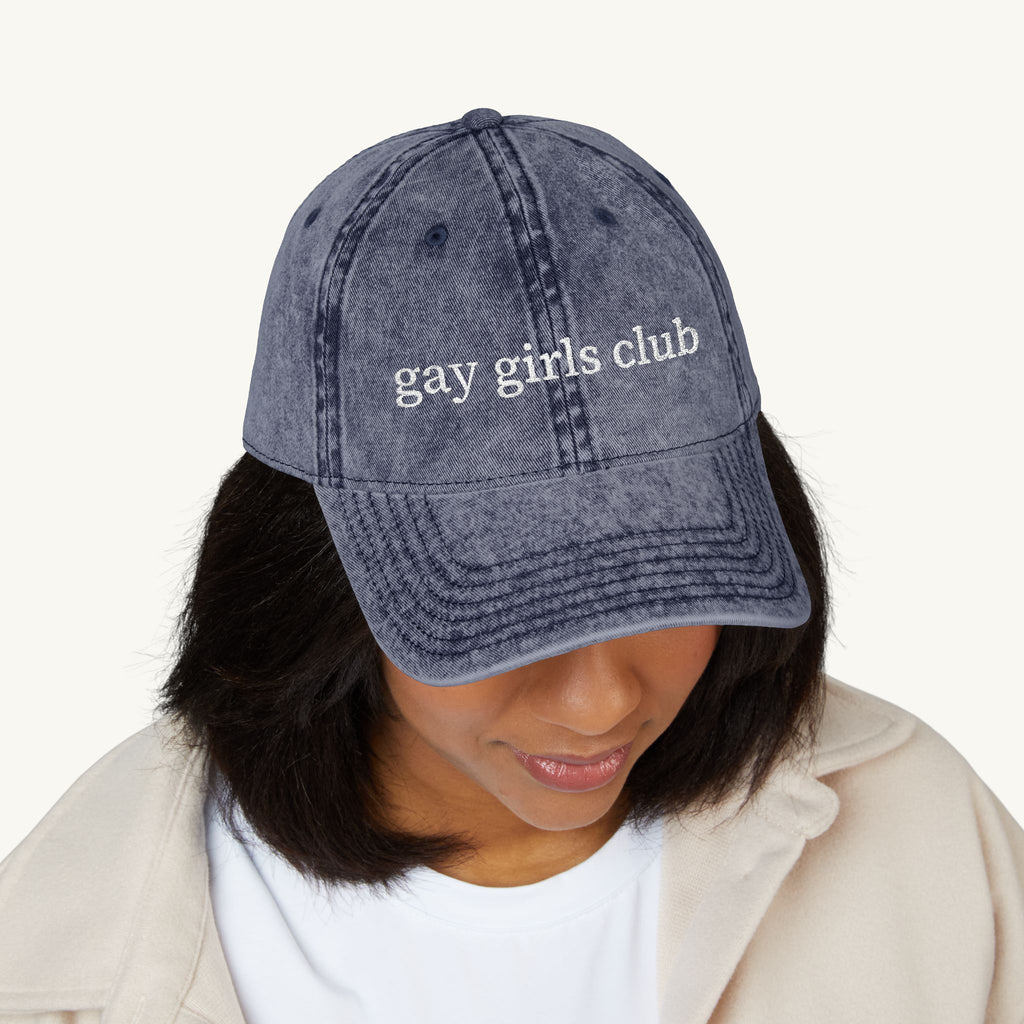 Gay Girls Club Embroidered Hat
