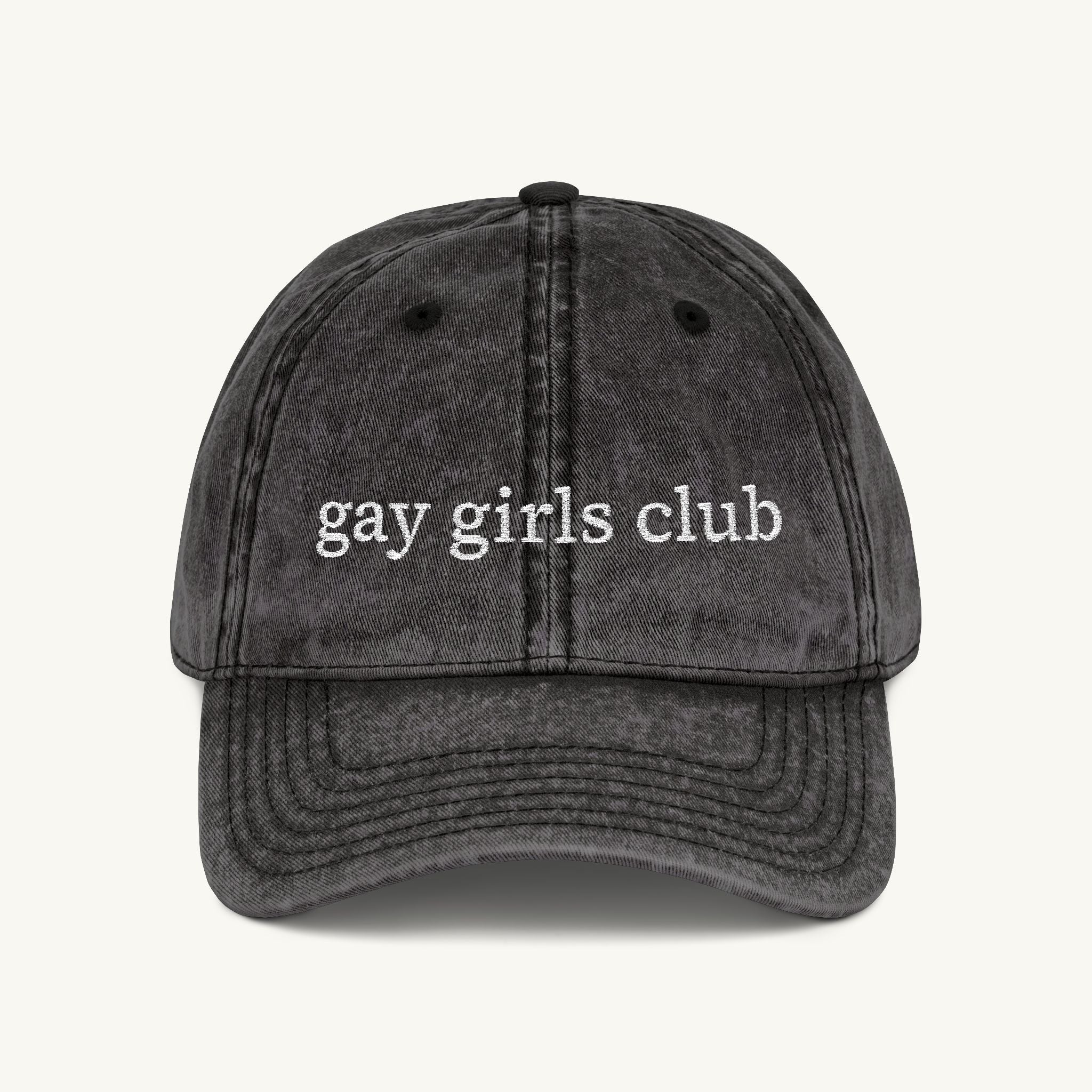 Gay Girls Club Embroidered Hat