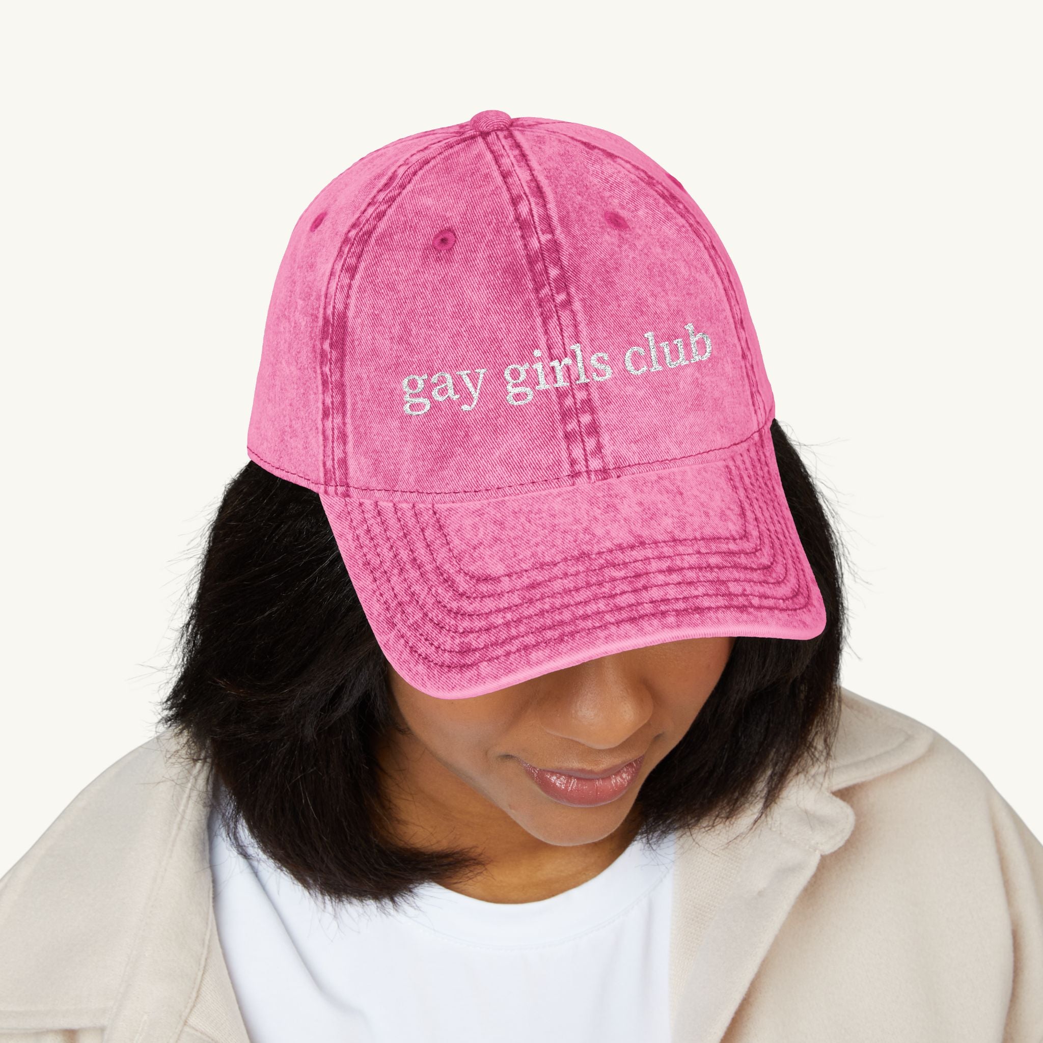 Gay Girls Club Embroidered Hat