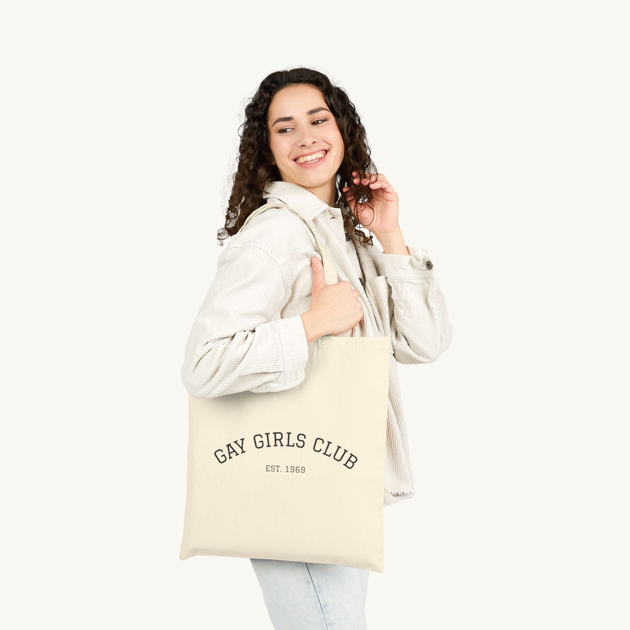 Gay Girls Club Woven Cotton Tote