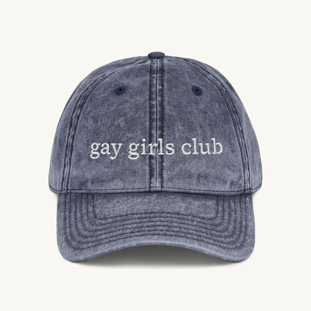 Gay Girls Club Embroidered Hat