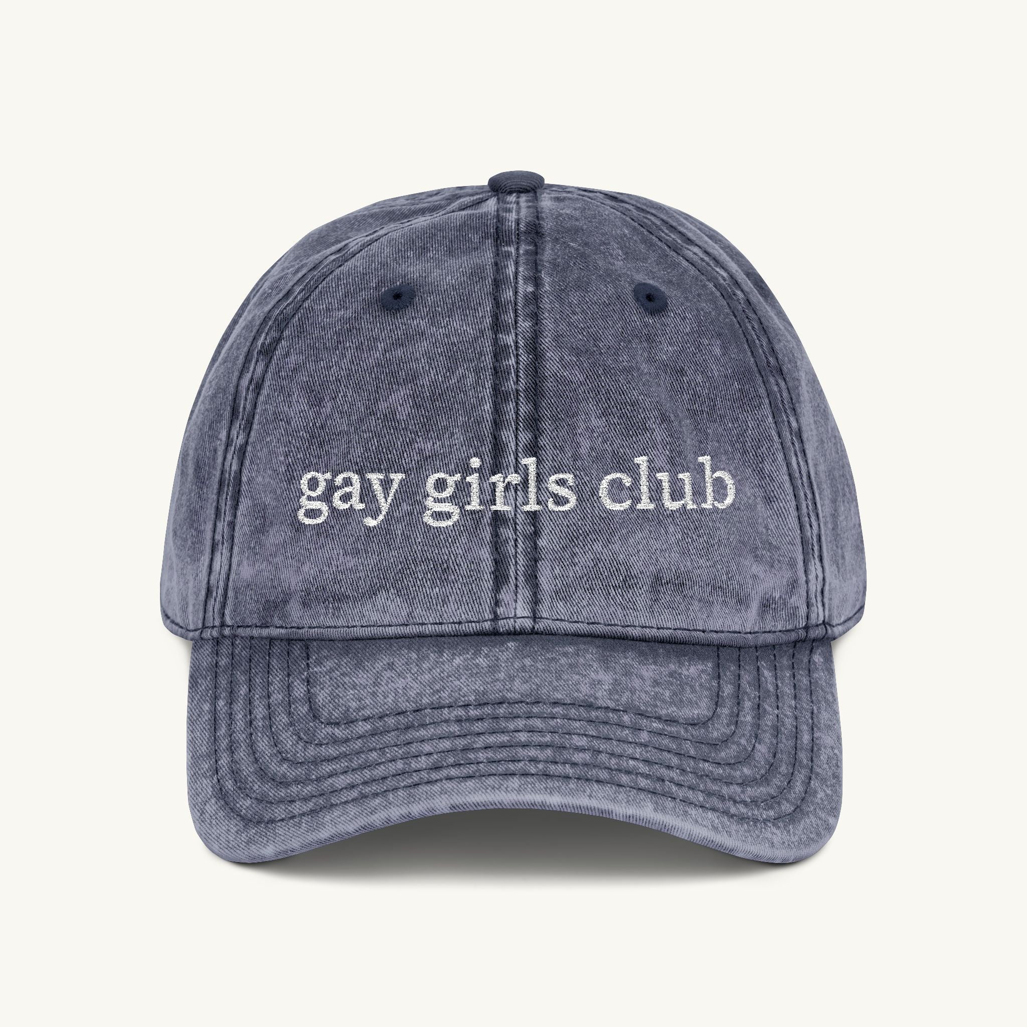 Gay Girls Club Embroidered Hat