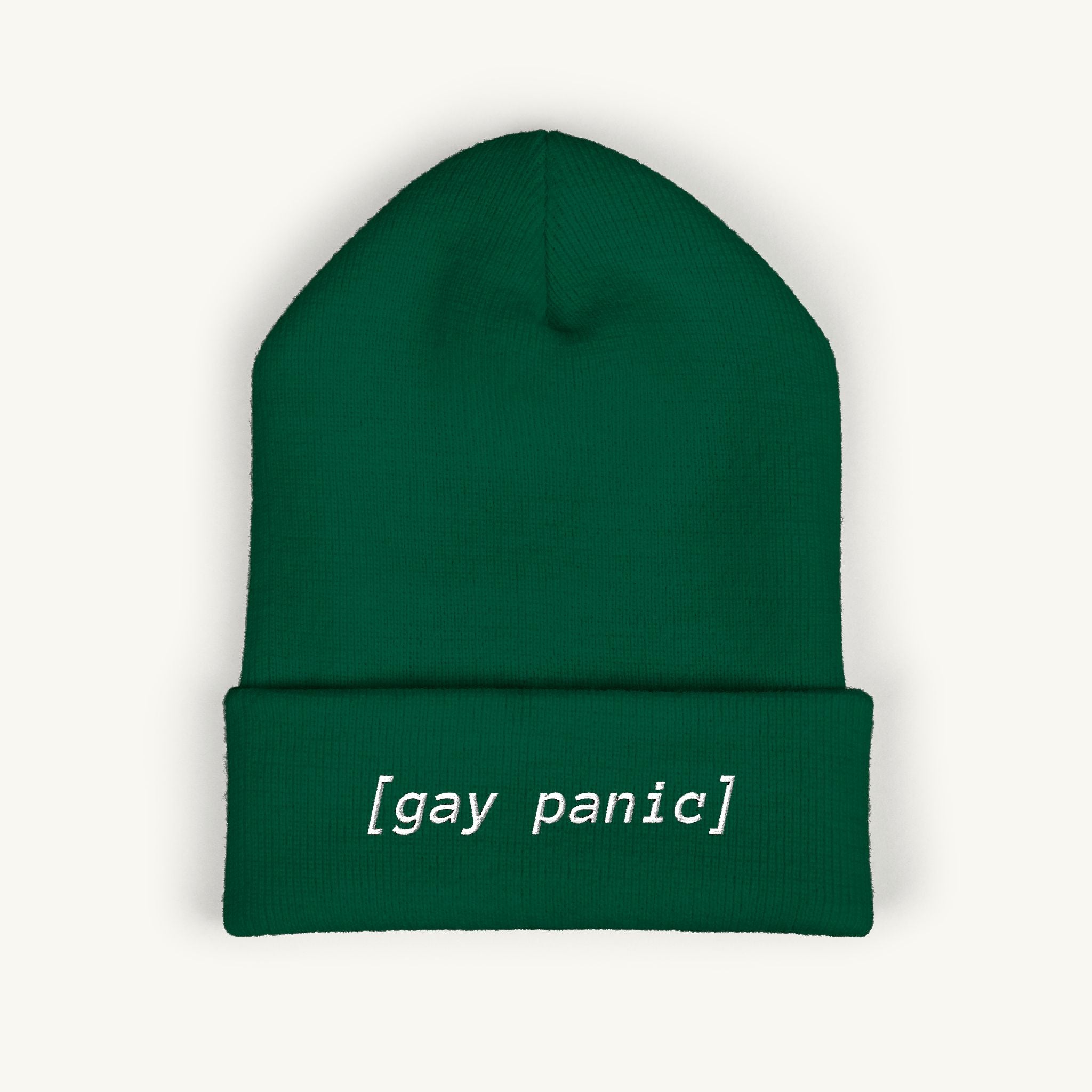 [Gay Panic] Embroidered Beanie